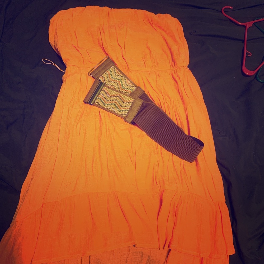 Strapless sun dress